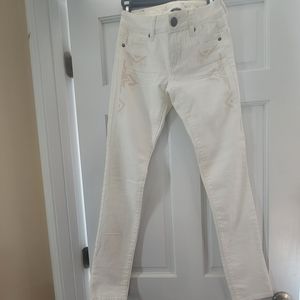 American Eagle Outfitters - Size 0, Stretch Skinny Jeans - White